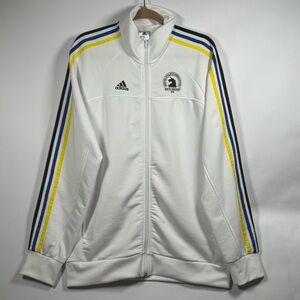 Adidas Boston Marathon 2015 Official Track Jacket - White Men’s Large